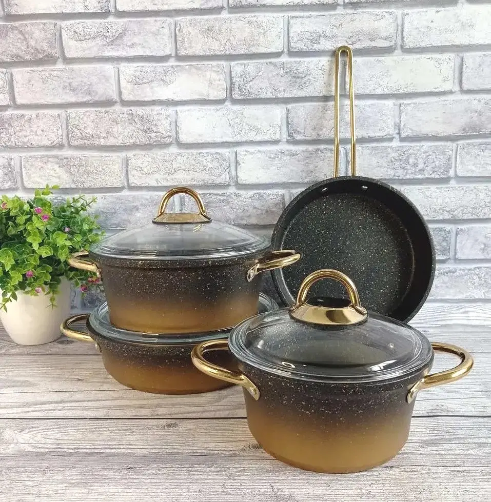 Набір посуду O.M.S. Collection 3048 Gold 7 предметів