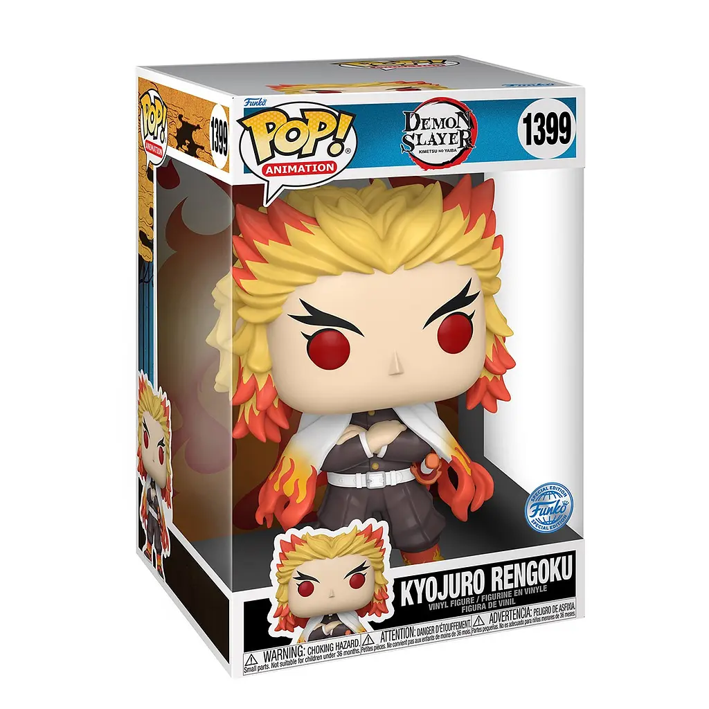 Фигурка Funko Pop! Серии Убийца демонов - Ренгоку игровая 26 см - фото 3