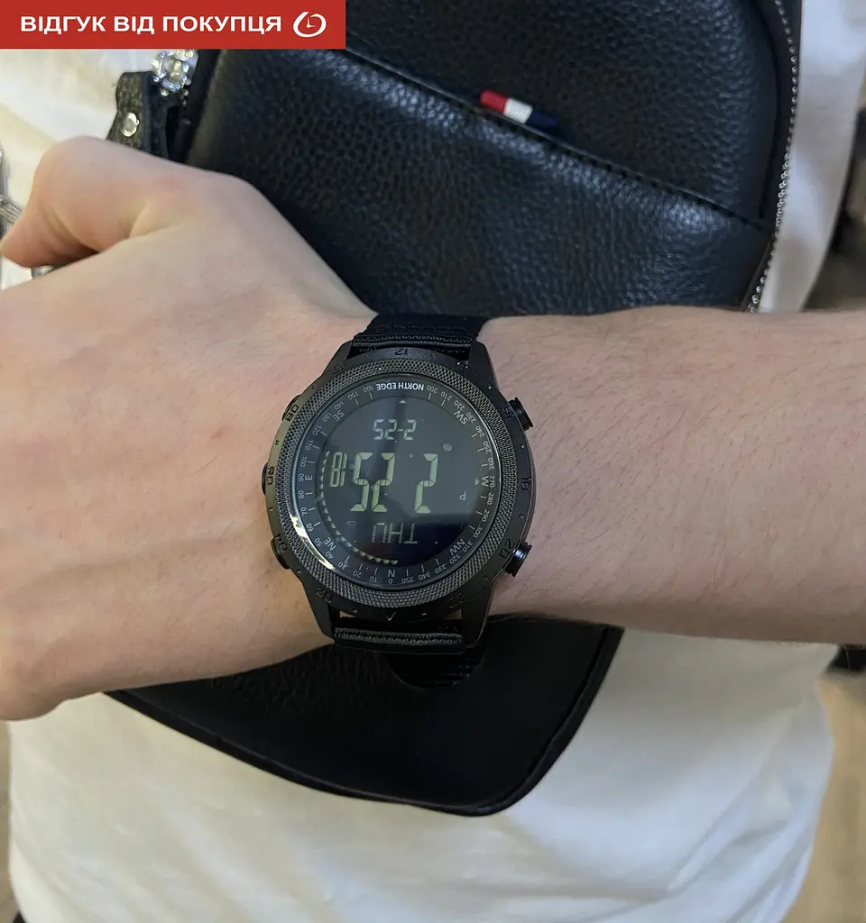 Годинник North Edge Desert 5BAR з компасом - фото 14