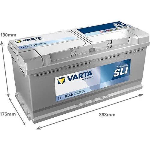 Акумулятор Varta Dynamic SLI 12В 110Аг 920А (EN) R+ (610402092) - фото 3