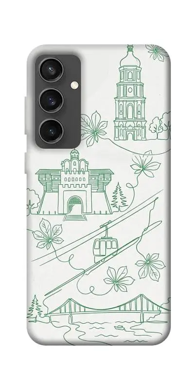 TPU чохол Demsky Heart of Kyiv для Samsung Galaxy S24 FE