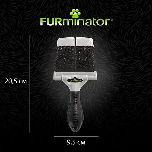 Щітка-пуходерка FURminator м'яка для котів і собак - фото 7