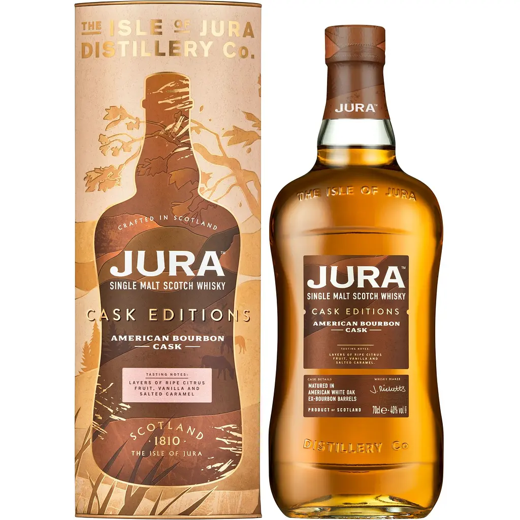 Віскі Jura Bourbon Cask 40% 0.7 л в подарунковій коробці