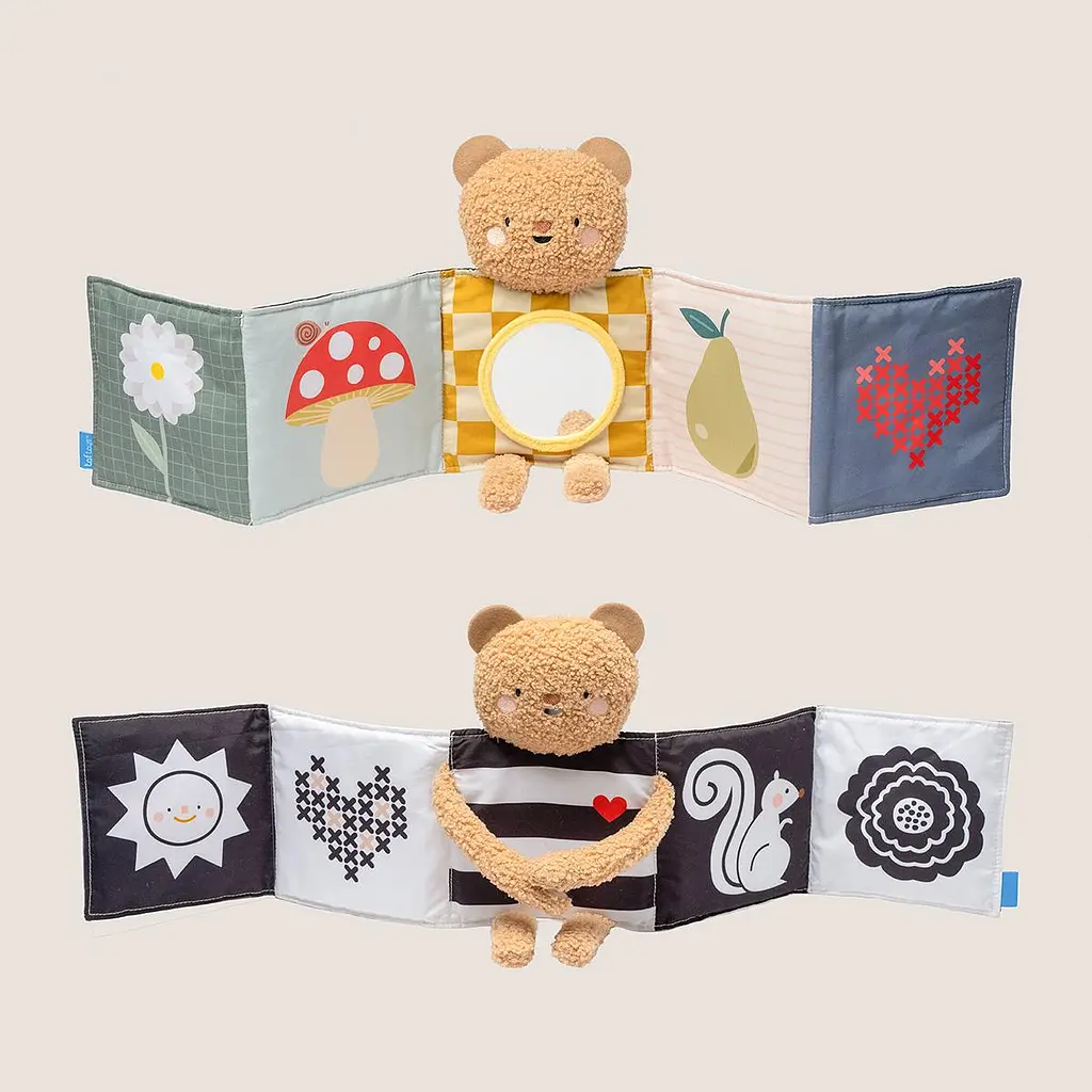 Розвивальна книжка-розкладушка 2-в-1 – ОБІЙМИ ВЕДМЕДИКА Taf Toys 13795 - фото 3