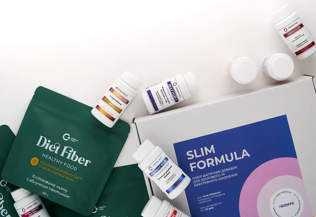 Бокс Слім Формула (SLIM FORMULA) для ефективного та здорового схуднення, Грін Віза - фото 2