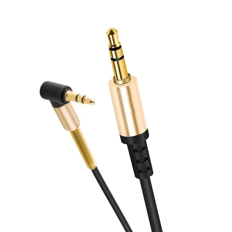 Кабель Aux Audio Hoco UPA-02 3.5-3.5 1m (Black) [23421] - фото 2