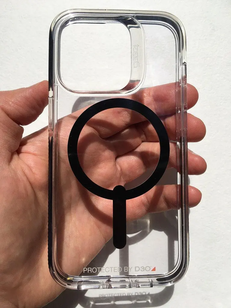 Оригінальний протиударний чохол Gear4 Santa Cruz MagSafe для iPhone 14 Pro Clear Black (702010123) - фото 7