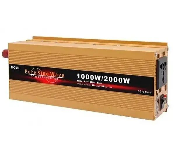 Инвертор для котла с чистой синусоидой 12v-220v 1000w-2000w Преобразователь напряжения - фото 2