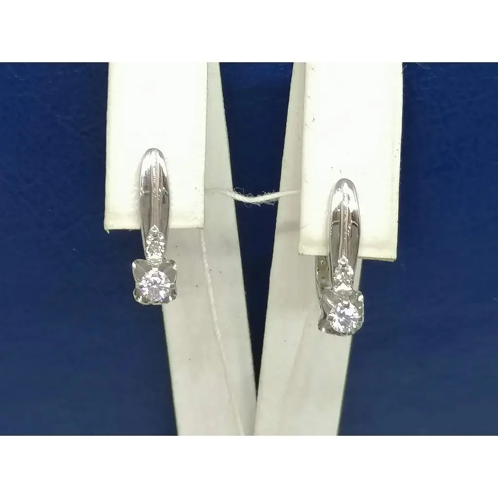 Золоті сережки Гаразд з фіанітами. 3532741 - фото 3