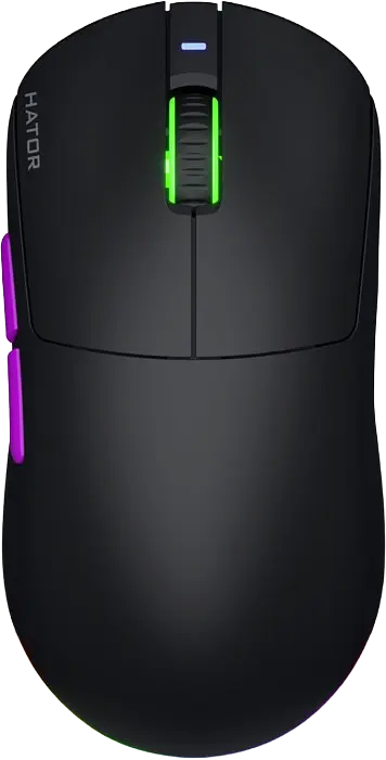 Миша бездротова Hator Quasar 3 Ultra 8K RGB Black (HTM770) - фото 2