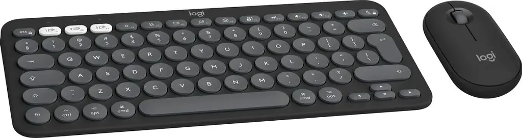 Комплект клавіатура + миша Logitech Pebble 2 Combo for Mac UA Graphite [920-012244] [99002] - фото 2