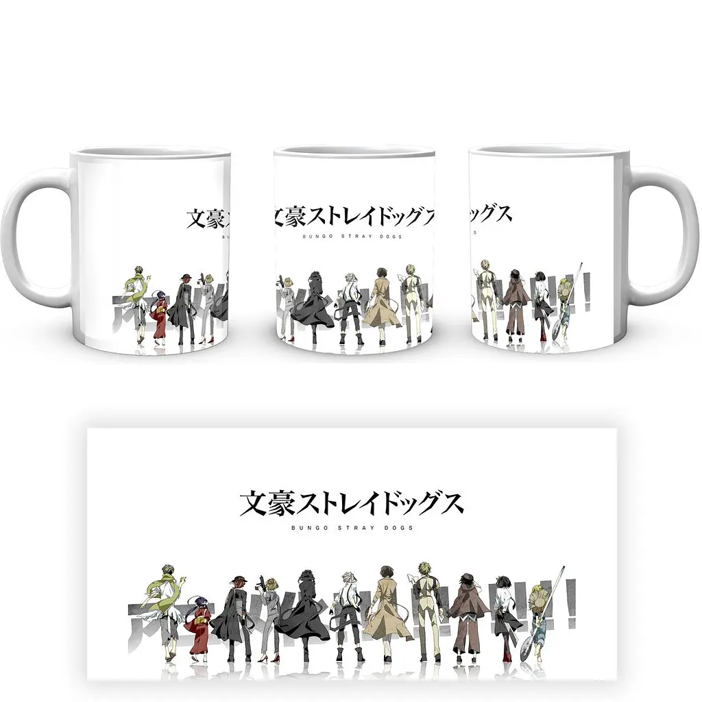 Кружка GeekLand Bungou Stray Dogs Проза Бродячих Псов BSD 22 330 мл белая - фото 4