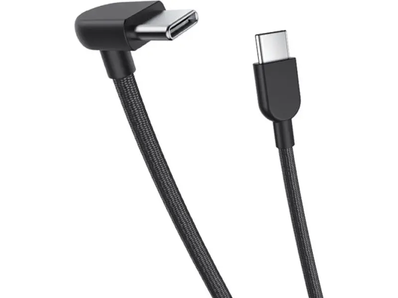 Кабель USB Type-C Xiaomi Braided USB Type-C to USB Type-C 0.1m Black (BHR08W0GL) - фото 3