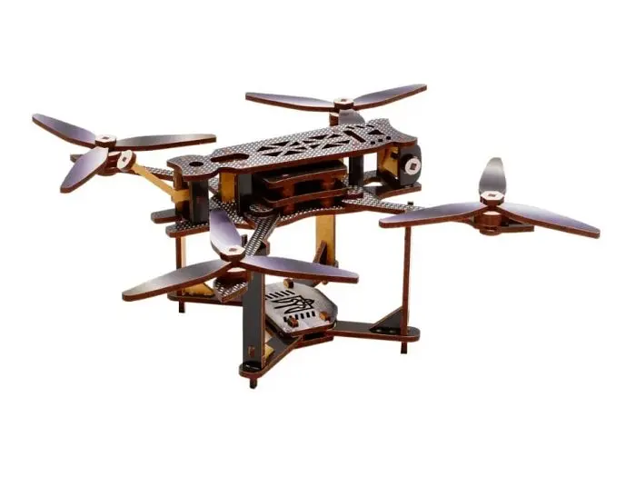 Дерев'яний 3D конструктор FPV Mini, Puzzleоk (Puz-00953), 95 дет. - фото 5