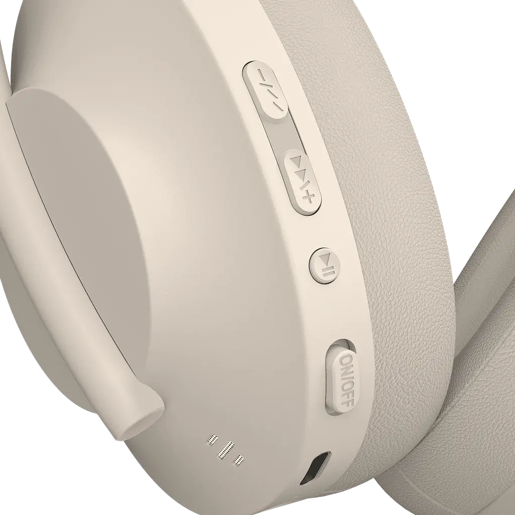 Наушники FreeMotion B485 Bluetooth ANC Beige (63485) Defender teh0021340 - фото 5