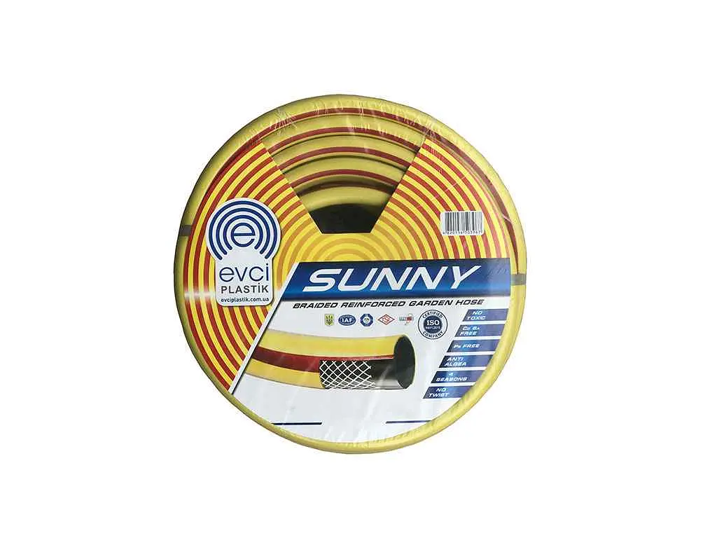 Шланг для поливу EVCI (20м) 3/4 Веселка жовта Sunny Gökkuşağı Sari ЕСО