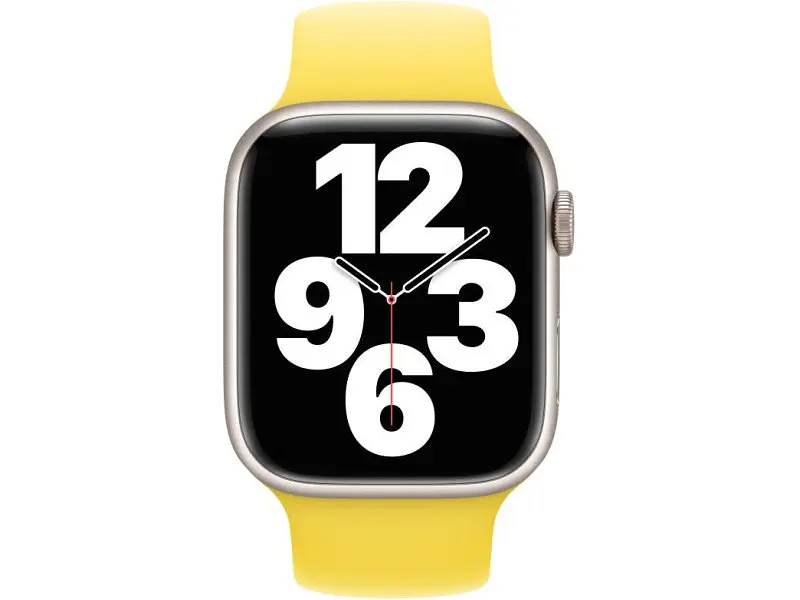 Ремешок Apple Canary Yellow Solo Loop - Size 4 Watch 42/44/45/49mm (MQW33) - фото 3
