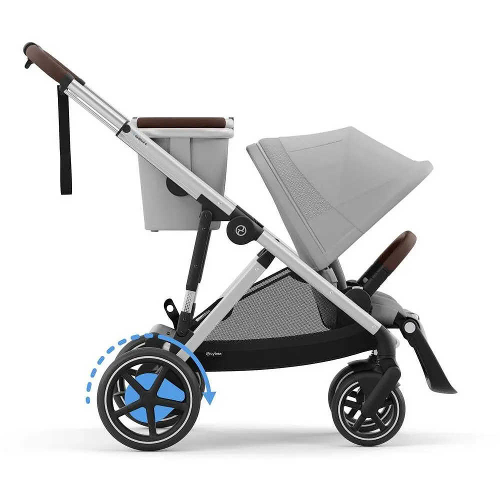 Коляска Cybex eGazelle S SLV Stone Grey (524000523) - фото 4