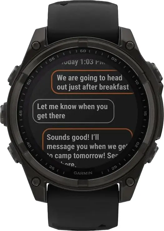 Смарт-годинник Garmin Fenix 8 51mm Solar Sapphire Carbon Gray DLC Titanium w. Black/Pebble Gray S. Band (010-02907-10/11/7 - фото 7