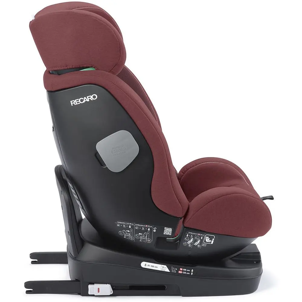 Автокресло Recaro Salia 125 Kid Iron Red, бордовое (89051660050) - фото 2