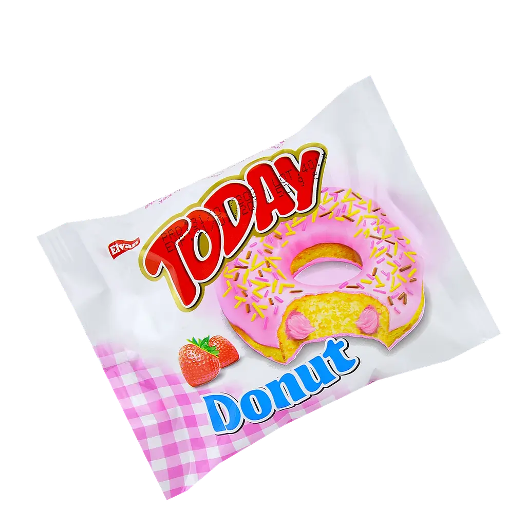 Пончик Elvan Donut Today Полуниця 50 г