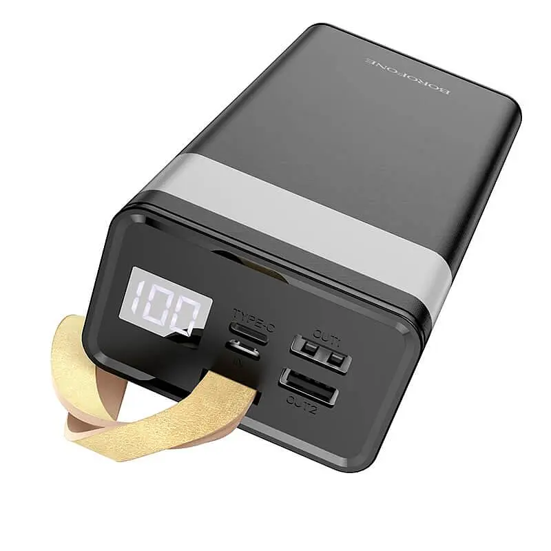 Внешний аккумулятор Borofone Coolmy digital display BJ18A 30000mAh черный - фото 2