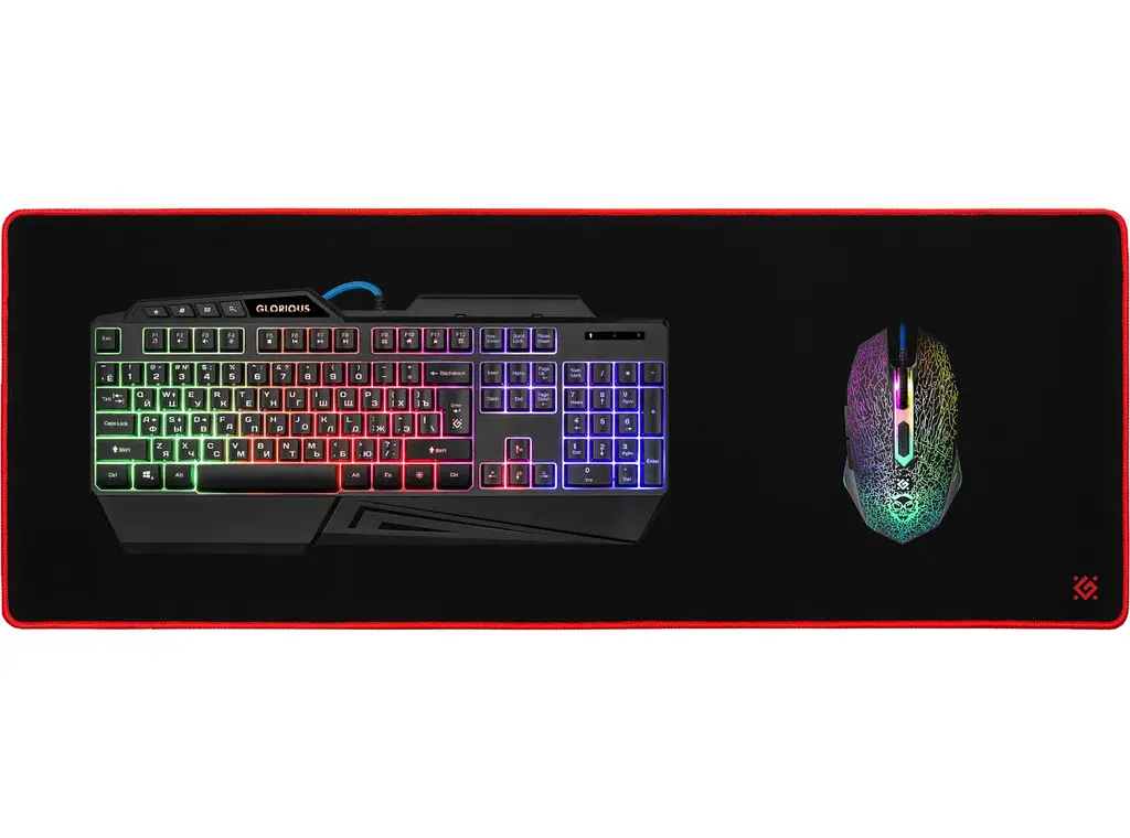 Игровая поверхность Defender Black Ultra 800х300х3мм (50561) - фото 2