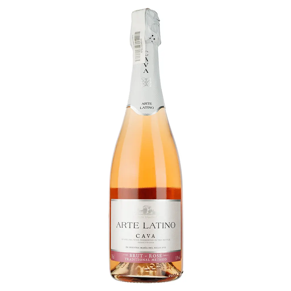 Упаковка игристого вина Arte Latino Cava Brut Rose розовое сухое 4.5 л (0.75 л x 6 шт.) - фото 2