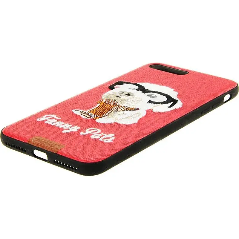 Чохол-накладка Remax Funny Pets Series Case Apple iPhone 7 Plus Red - фото 7