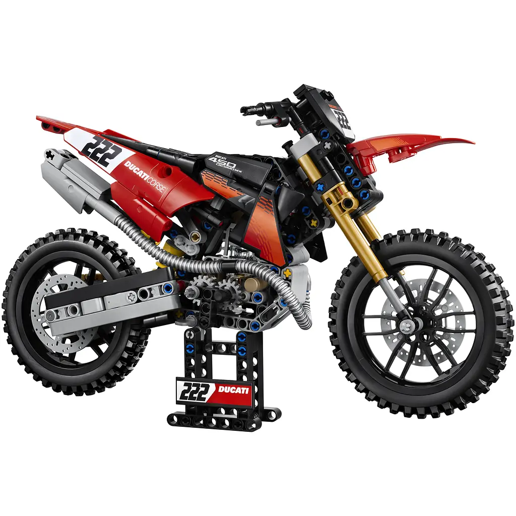 Конструктор LEGO Technic Мотоцикл Ducati Desmo450 MX Factory 457 ел. (42238) - фото 5