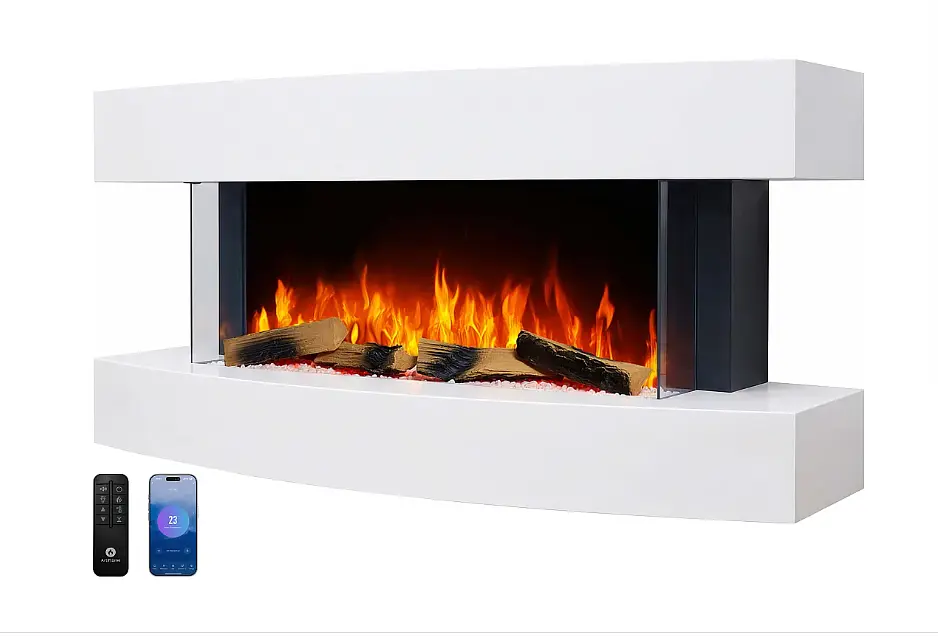 Електрокамін ArtiFlame Lofoten AF48 з 3D-ефектом полум’я, обігрівом та Wi-Fi керуванням - фото 9