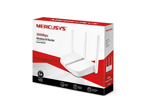 Wi-Fi роутер MERCUSYS MW305R 300MBPS 10/100M - фото 4