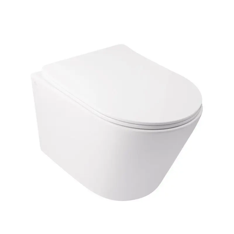 Набор Qtap инсталляция 3 в 1 Nest QT0133M425 с панелью смыва квадратной QT0111M06029SAT + унитаз с сиденьем Swan QT16335178W, Белый - фото 3