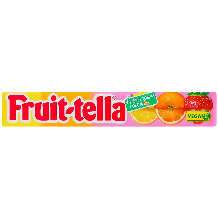 Жувальні цукерки Fruit-tella Асорті 41 г (87366204)