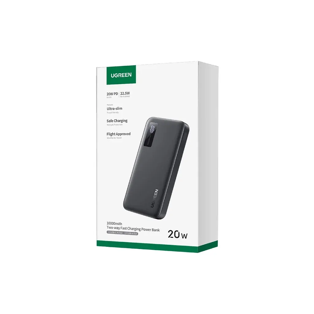 Батарея універсальна Ugreen 10000 mAh 20W Black (U_25742) - фото 2
