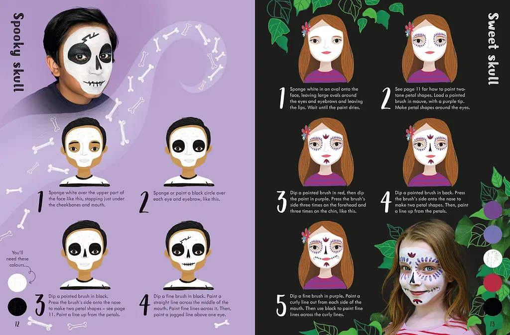 Book of Face Painting - Abigail Wheatley, англ. мова (9781474986465) - фото 5