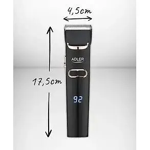 Машинка для стрижки аккумуляторная Adler AD 2832 + насадки - фото 9