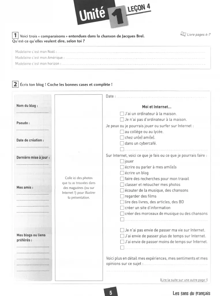 Amis et compagnie 4. Niveau B1. Cahier d`activities - фото 5