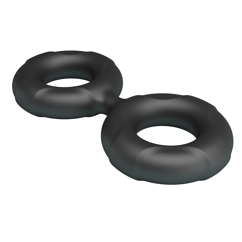 Ерекційне кільце Crazy Bull Super Soft Silicone Radwan, чорне PRETTY LOVE BI-210364 103646 - фото 2