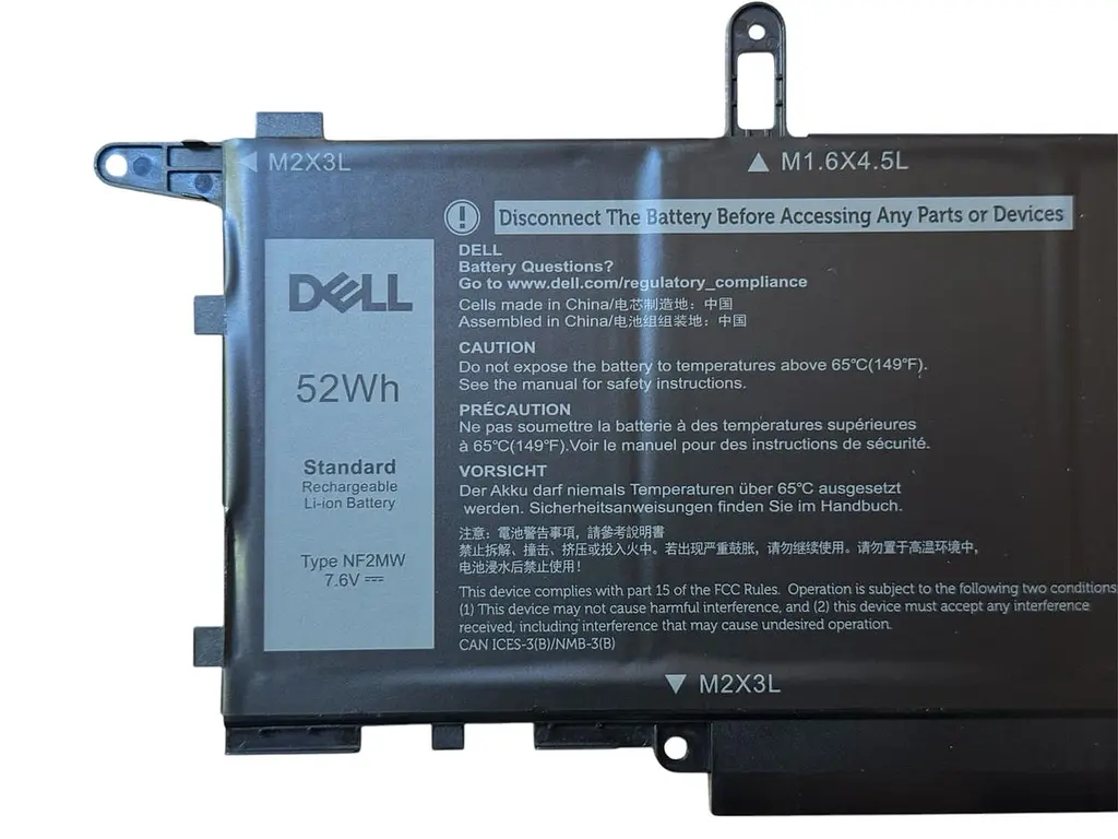 Акумулятор для ноутбука Dell Latitude 7400 2in1 9410 2in1 NF2MW v.2 - фото 2