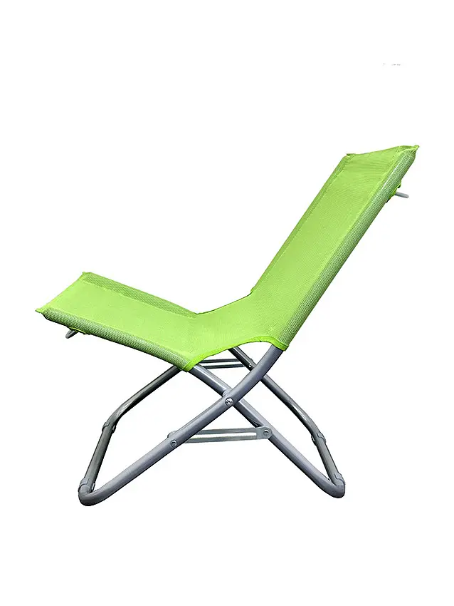 Складний стілець Levistella GP20022303 LIME сталь текстилин зелений для дачі 110 кг 62x48x64 см - фото 2