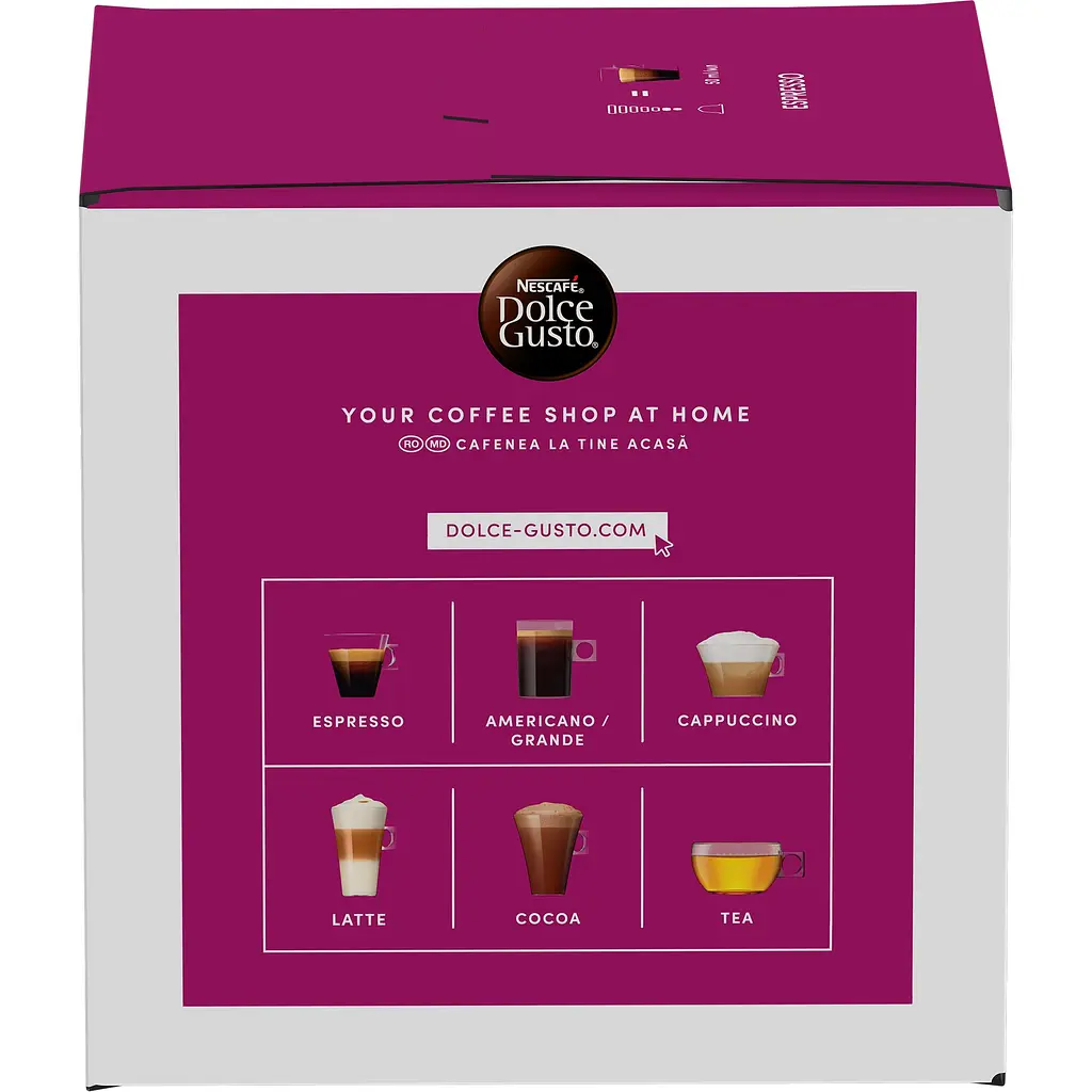 Набір кави в капсулах Nescafe Dolce Gusto Espresso 48 шт. 264 г (3 пак. x 16 шт. 88 г) - фото 5
