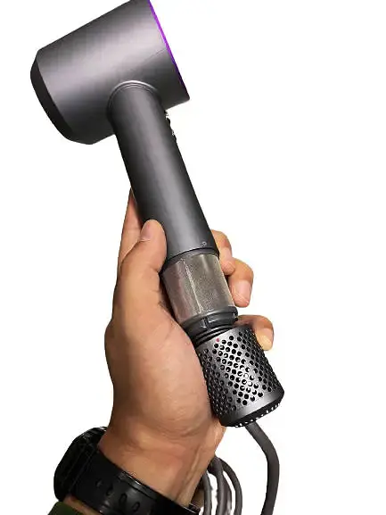 Фен з іонізацією Super Hair Dryer 5в1 безшумний з 5 насадками для укладання волосся 1600 Вт - фото 5