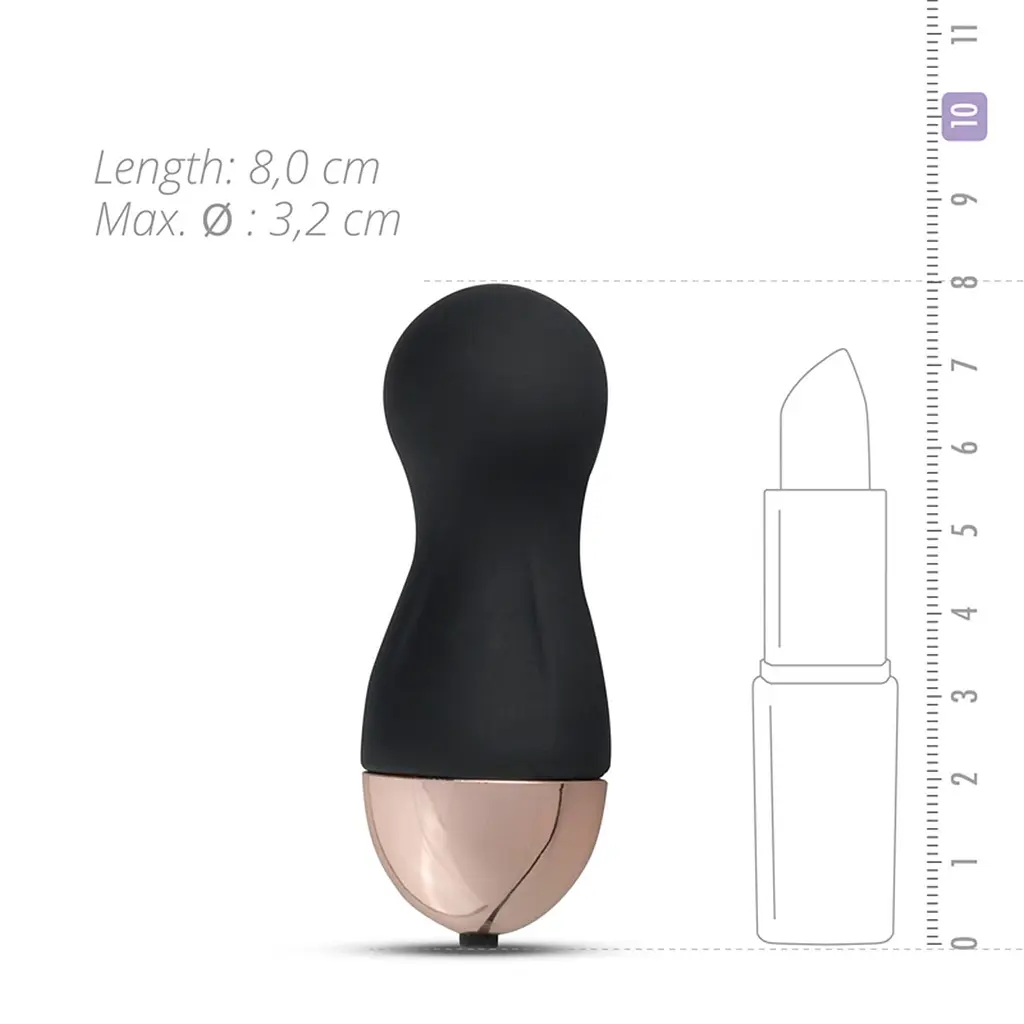 Віброяйце Teazers Egg With Remote, 8 см (чорний) - фото 10