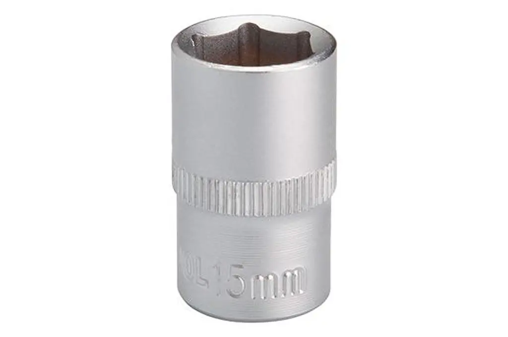 Головка торцева шестигранна Intertool 15мм x 1/2" матова - фото 2
