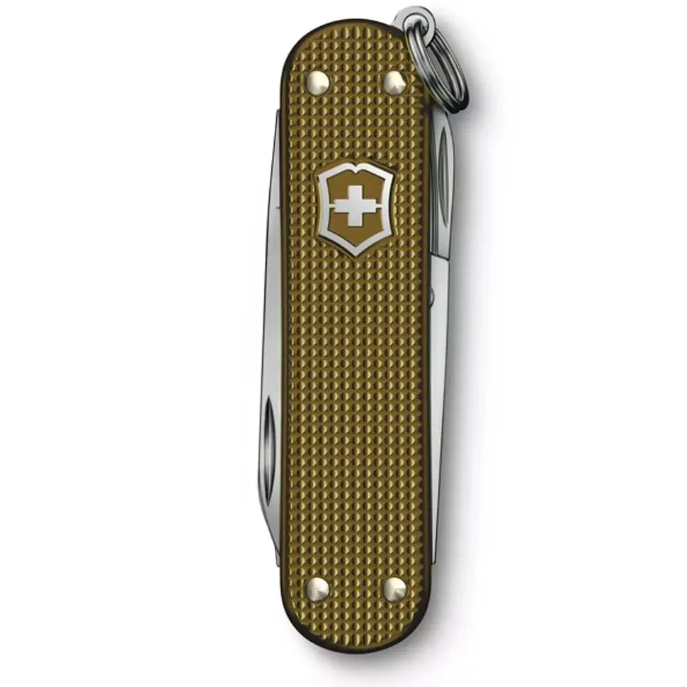 Ніж Victorinox Classic SD Terra Brown 58мм,5функ,ріфл.кор - фото 3