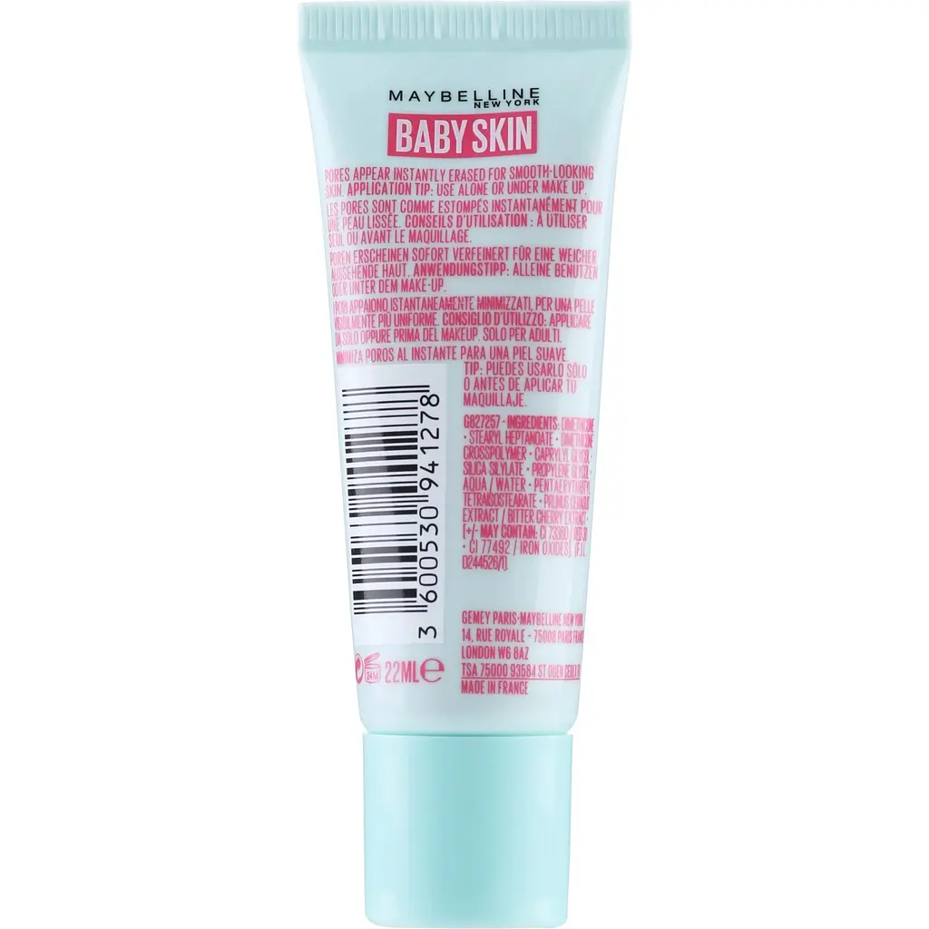 Коригувальна основа під макіяж Maybelline New York Baby Skin Pore Eraser 22 мл (B2337202) - фото 3