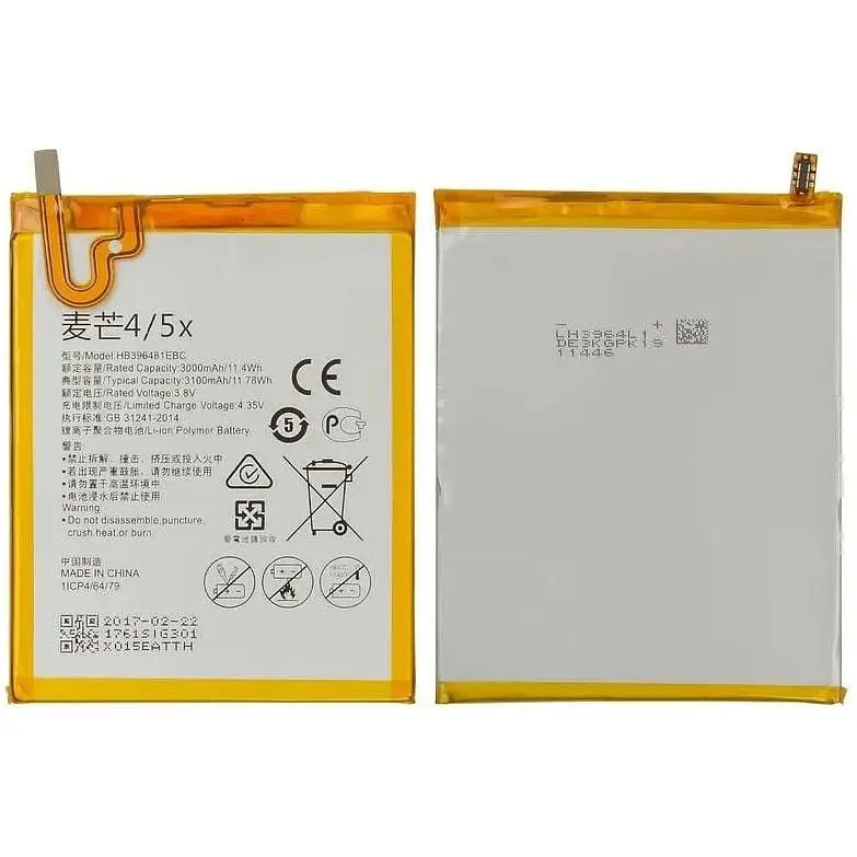 Аккумулятор Huawei HB396481EBC Honor 5x батарея - фото 2