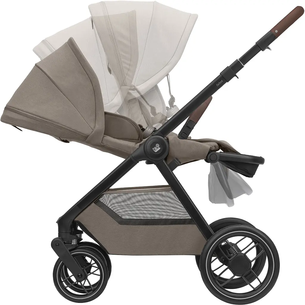 Коляска 2 в 1 універсальна Maxi-Cosi Oxford+ Twillic Truffle (1978470110) - фото 7