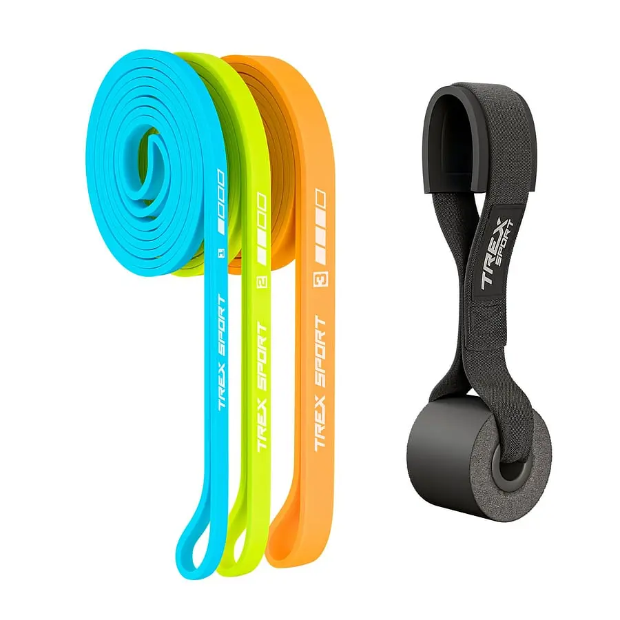 Набір резинок для фітнесу Trex Sport TX-003PBV 3в1 2-30кг - фото 15